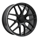 Alu kola Racing Line B5318, 20x8.5 5x130 ET35, saténová černá (zátěžová)