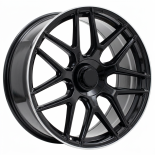 Alu kola Racing Line B5318, 23x10 5x130 ET33, černá + leštěný límec