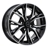 Alu kola Racing Line B5400, 14x6 4x100 ET40, černá + leštění