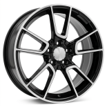 Alu kola Racing Line B5462, 19x7.5 5x112 ET44, černá + leštění