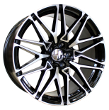Alu kola Racing Line B5771, 22x10.5 5x112 ET42, černá + leštění