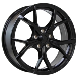 Alu kola Racing Line B5801, 17x7 5x112 ET45, černá lesklá