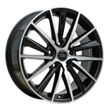 Alu kola Racing Line B5809, 17x7 5x114.3 ET45, černá + leštění