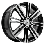 Alu kola Racing Line B5834, 16x6.5 4x100 ET48, černá + leštění