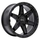 Alu kola Racing Line B5840, 18x9 6x139.7 ET10, černá matná (zátěžová)