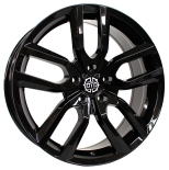 Alu kola Racing Line B5883, 17x7 5x114.3 ET45, černá lesklá