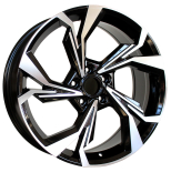 Alu kola Racing Line B5893, 19x8 5x112 ET40, černá + leštění