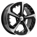 Alu kola Racing Line B5943, 17x7 5x100 ET51, černá + leštění