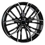 Alu kola Racing Line B5964, 20x9 5x112 ET44, černá + leštění