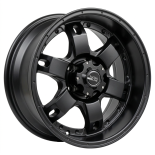 Alu kola Racing Line BK749, 16x8 5x114.3 ET-10, černá matná