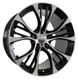 Alu kola Racing Line BK851, 21x11.5 5x120 ET38, černá + leštění (zátěžová)