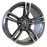 Alu kola Racing Line BK855, 18x8 5x120 ET34, šedivá + leštění