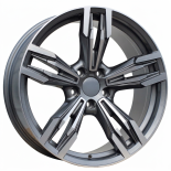 Alu kola Racing Line BY983, 18x8.5 5x120 ET30, šedivá + leštění
