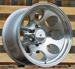 Alu kola Racing Line BY997, 17x10 5x150 ET-52, stříbrná + leštění