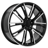 Alu kola Racing Line CQRGW1058, 21x9.5 5x130 ET61, černá + leštění (zátěžová)
