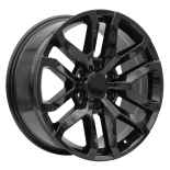 Alu kola Racing Line D1444, 22x9 6x139.7 ET24, saténová černá