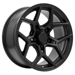 Alu kola Racing Line D1446, 17x9 5x127 ET, černá matná