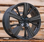 Alu kola Racing Line D1918, 19x8 5x108 ET40, černá + tmavé leštění
