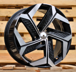 Alu kola Racing Line D1926, 18x7.5 5x114.3 ET51, černá + leštění