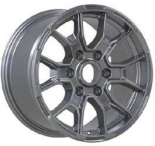 Alu kola Racing Line D1968, 20x9 6x135 ET35, šedivá matná + leštění (zátěžová)