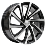 Alu kola Racing Line D2403, 18x8 5x112 ET45, černá + leštění