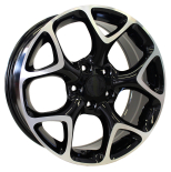 Alu kola Racing Line E236, 18x8 5x120 ET42, černá + leštění