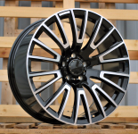 Alu kola Racing Line F1070, 22x10 5x130 ET36, černá lesklá (zátěžová)