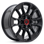 Alu kola Racing Line F1880, 20x8.5 6x139.7 ET55, černá lesklá (zátěžová)