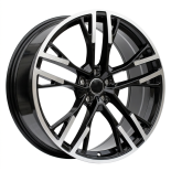 Alu kola Racing Line F726, 19x8.5 5x112 ET34, černá + leštění