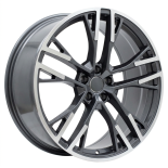Alu kola Racing Line F726, 21x9 5x112 ET30, šedivá + leštění (zátěžová)
