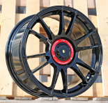 Alu kola Racing Line F7713, 17x7.5 10x100 ET40, černá lesklá