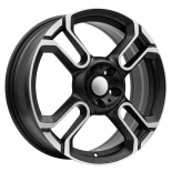 Alu kola Racing Line F8002, 18x7 5x112 ET54, černá matná + leštění