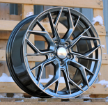 Alu kola Racing Line F8260, 18x8 5x105 ET35, titanová metalíza