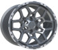 Alu kola Racing Line F8720, 18x9 6x139.7 ET, bronzová + leštěný límec