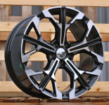 Alu kola Racing Line F9735, 19x8 5x112 ET27, černá + leštění
