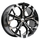 Alu kola Racing Line F9735, 19x9 5x112 ET35, černá + leštění