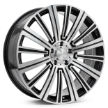 Alu kola Racing Line FB0620P, 23x10 5x112 ET45, černá + leštění (zátěžová)
