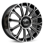 Alu kola Racing Line FBX003, 20x8.5 5x112 ET36, černá + leštění (zátěžová)