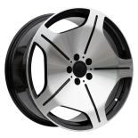 Alu kola Racing Line FBX035, 19x8.5 5x112 ET36, černá + leštění (zátěžová)