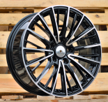 Alu kola Racing Line FBX042, 18x8 5x114.3 ET35, černá + leštění