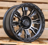 Alu kola Racing Line FBX087, 18x9 5x114.3 ET, černá matná + leštění