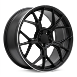 Alu kola Racing Line FBX120, 19x9.5 5x112 ET45, černá + leštěný límec (zátěžová)