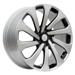 Alu kola Racing Line FBX191, 22x9.5 5x120 ET42.5, stříbrná + černá lesklá (zátěžová)