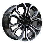 Alu kola Racing Line FBX198, 17x7.5 6x139.7 ET25, černá + leštění (zátěžová)