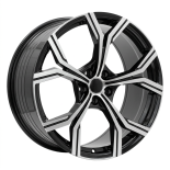 Alu kola Racing Line FBX201, 19x8.5 5x112 ET40, černá + leštění