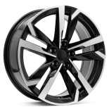 Alu kola Racing Line FBX254, 18x7.5 5x100 ET39, černá + leštění