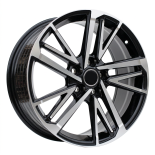 Alu kola Racing Line FBX255, 17x7 5x114.3 ET40, černá + leštění