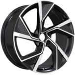 Alu kola Racing Line FBX264, 19x8.5 5x112 ET35, černá + leštění