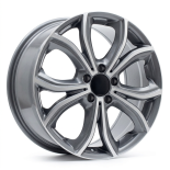 Alu kola Racing Line FBX271, 18x8 5x112 ET43, šedivá + leštění