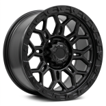 Alu kola Racing Line FBX317, 16x8 6x139.7 ET, černá matná (zátěžová)